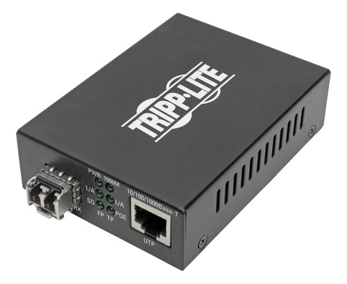 Tripp Lite Convertidor Medio Fibra Ethernet Multimodo Poe+