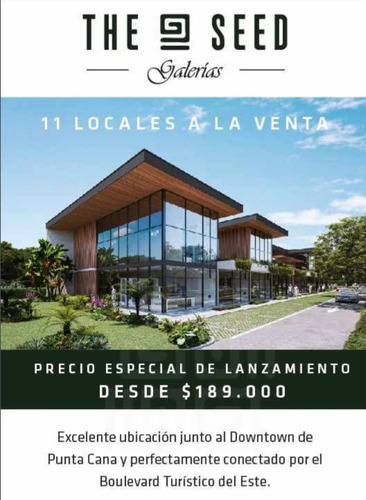  En Venta Locales Comerciales En Punta Cana.