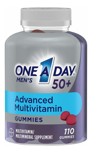 One A Day Multivitamnico Avanzado De 50+ Gomitas Para Hombre