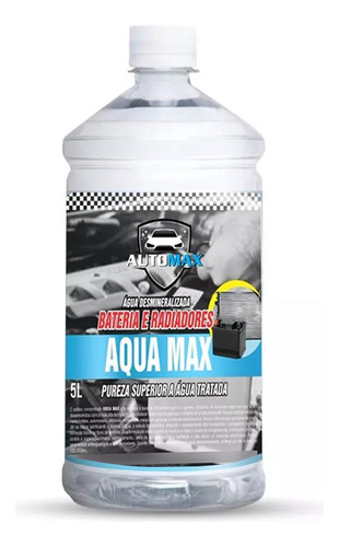 Água Desmineralizada Automax 1l - Proteção Metálica