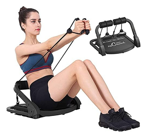 22 In 1 Foldable Ab Crunch Machine Automatic Rebound Ab...