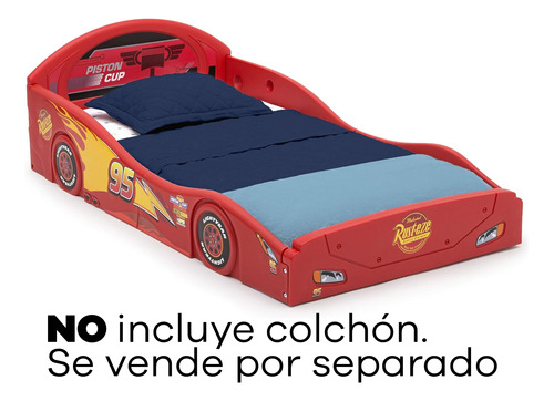 Cama Para Niños Rayo Mcqueen Disney Pixar Cars En