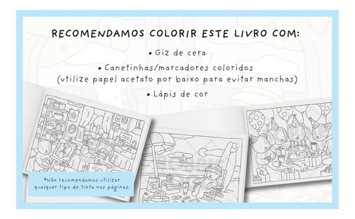 Livro De Colorir Oficial Bobbie Goods Com 20 Páginas
