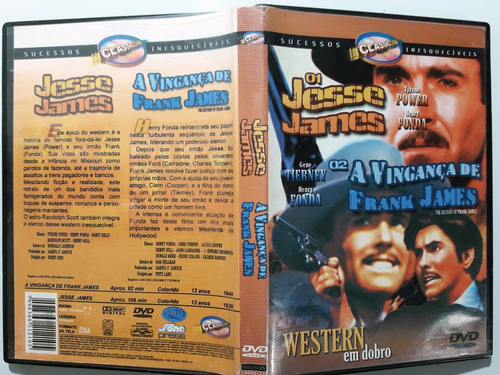 Dvd Western Em Dobro Jesse James + A Vingança De Frank