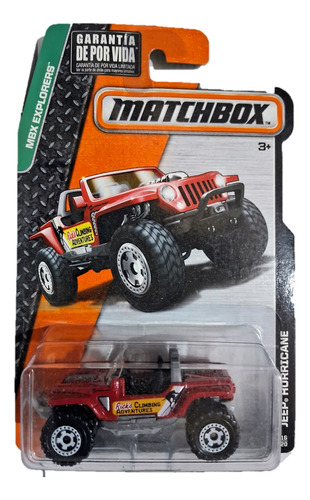 Camioneta Jeep Hurricane Escala 1/64 Matchbox