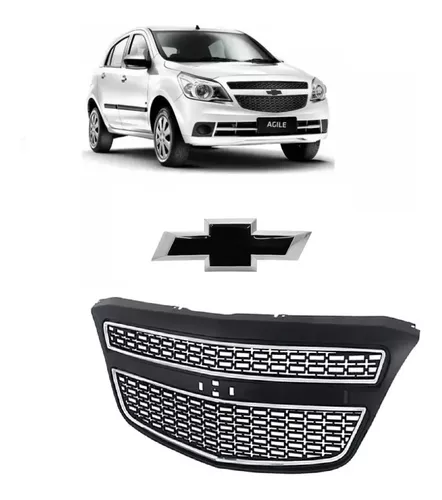 Kit Emblemas Letreiro Gm Chevrolet Agile E 1.4 Cromado - E2CR ACESSORIOS -  Emblemas - Magazine Luiza