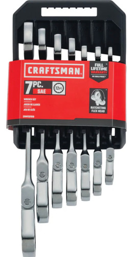 Llaves Combinadas 7 Piezas Sae - Craftsman Cmmt87010
