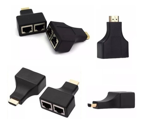 Extensión Hdmi Extensor 30 Metros Por Cable Red Utp Cat 5e/6