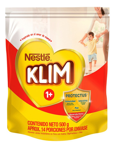 Leche Klim 1+ Fortiprotect X 500 Gr