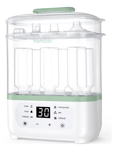 Momcozy Esterilizador y Secador de Botellas 8 en 1 Eléctrico BS02...