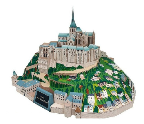 Maquete De Papel 3d - Monte São Michel - França