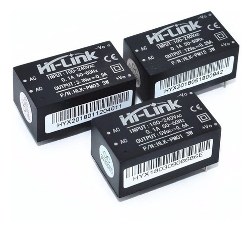 Mini Fonte Hi-link 5v Hlk-pm01 100~240vac - Esp8266, Arduino