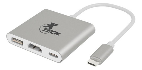 Adaptador Multipuerto Usb Tipo C 3-en-1 Xtech Xtc-565 /vc