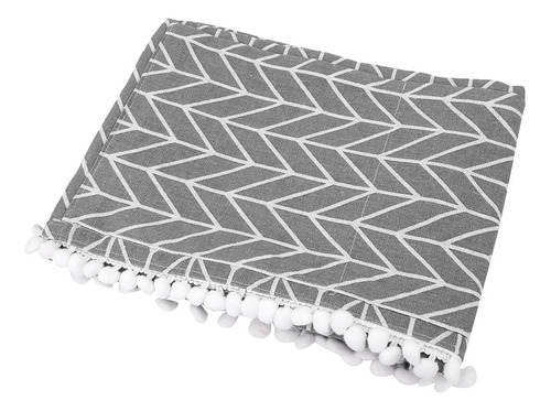 Mantel Multiusos De Lino Y Algodón Con Protector Antidesliza