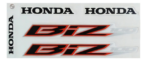 Kit Adesivo Jogo Faixas Honda Biz 100 2014 Es Rosa Cor Rosa