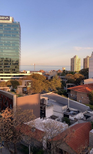Vendo Con Renta Apartamento De 1 Dormitorio, Balcon Al Frente Con Vista Al Mar, Piso Alto, Vista Despejada Y Ventilacion Cruzada Proximo A World Trade Center, Acepta Banco.