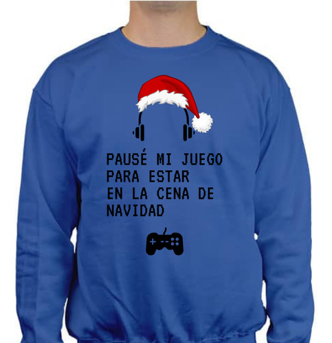 Sudadera Gamer Para Navidad - Ugly Sweater - Santa Claus