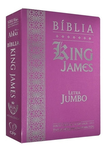 Bíblia Sagrada - Bkja - Letra Jumbo - Capa Coverbook Rosa, De Vários Autores. Editora Cpp, Capa Mole Em Português, 2022
