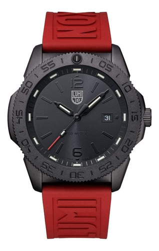 Luminox Pacific Diver 1.732 In Reloj De Cuarzo Suizo Negro C