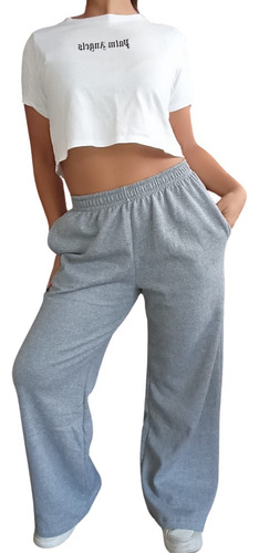 Joggins Frizado Estilo Palazo
