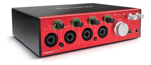 Interfaz de audio Focusrite Clarett Thunderbolt 4Pre 127V