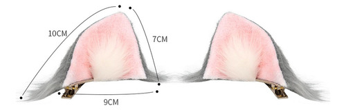 Tiara Fofa Com Acessórios De Cabelo Com Orelhas De Gato