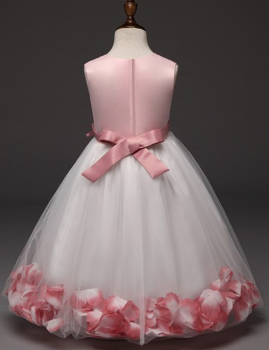 vestidos de florista rosa