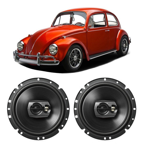 Falante Vw Fusca 1950 A 1958 100w Rms Automotivo Kit