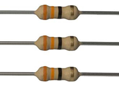 Kit 10 X Resistores De 33 Ohm 1/4w 5% (p0571)