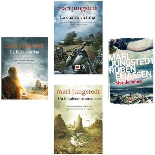 Pack Mari Jungstedt - Victima + Sonrisa + Nubes (4 Libros)