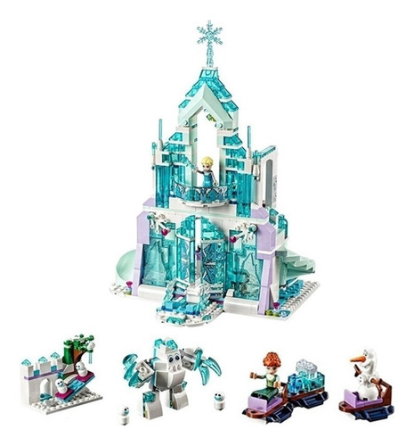 Regalo De Frozen Ice Castle Elsa Olaf
