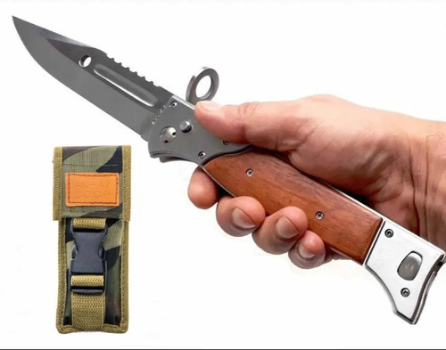Cuchillo De Supervivencia Navajas Automática Estilo Bayoneta