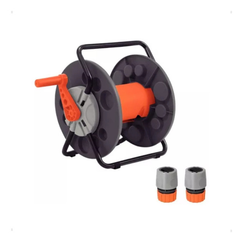 Suporte Enrolador Giratório Mangueira De Jardim Tramontina