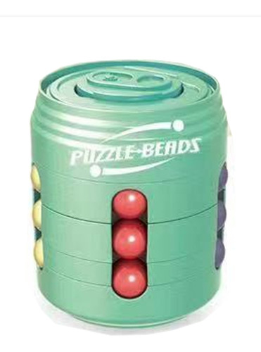 Puzzle Beads Juego Iq Ball Lata Símil Cubo Rubik Fidget Toys