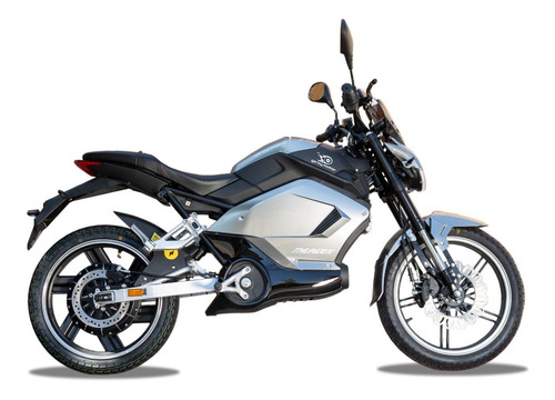Imagen 1 de 20 de Moto Eléctrica 3000w Bateria Litio 72v 35ah Thunder Gris