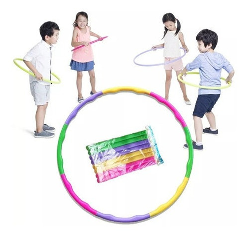 Aro Hula Hula Hop, Armable Para Niños, Deportes Ula Ula