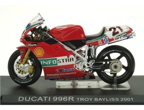 Moto Colección Ducati 996 R Año 2001 Troy Bayliss 1:24