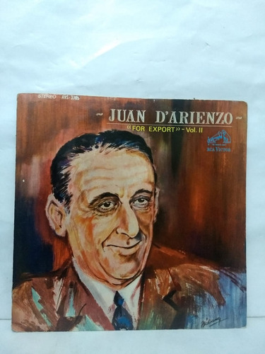 Juan D´arienzo - For Export - Vol Ii - Vinilo, Ind Argentina
