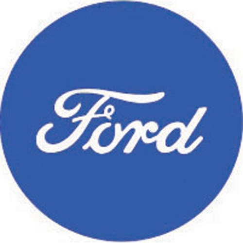 Emblema Calota 48mm Ford Az (4 Un)