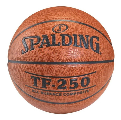 Balon Baloncesto Spalding Tf 250 Numero 7 Cuero Profesional