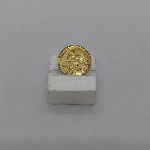 Antiga Moeda De 5 Centimes Ano 1966 França - 16434n (Usado)