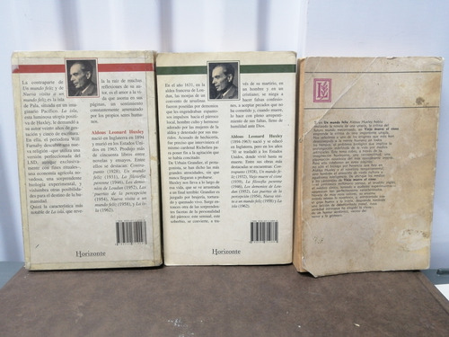 Huxley - La Isla + Demonios Del Loudun + Viejo Muere Cisne (Usado)