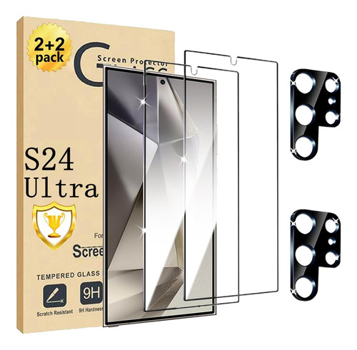 Protector Pantalla Micger Galaxy S24 Ultra, 2 Paquetes
