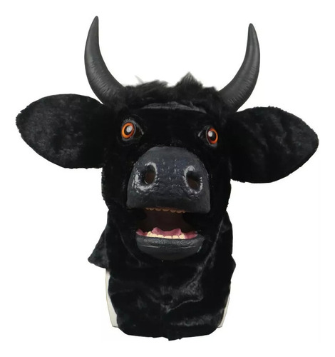 Máscara Facial De Látex Con Forma De Vaca Y Toro,