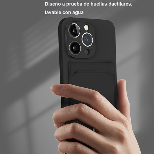 Xjj Carcasa De Celular Con Tarjetero Para iPhone