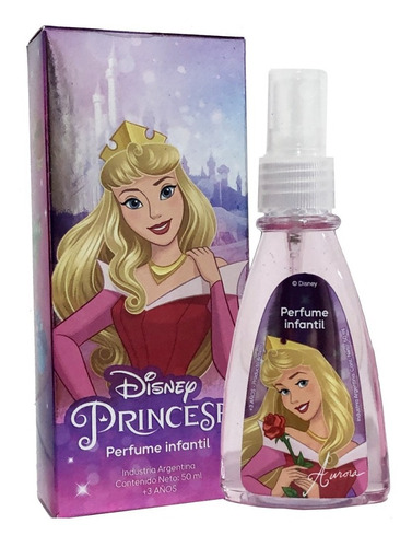 Imagen 1 de 7 de Perfume Disney Princesa Con Atomizador Aurora X 50 Ml.