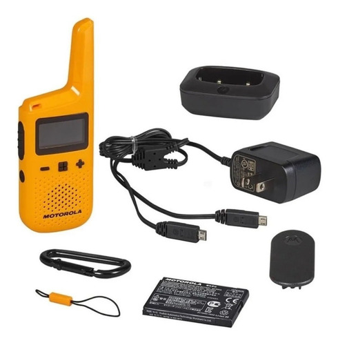 Imagen 2 de 7 de 4x Walkie Talkie Handy Motorola T380 Microusb 22 Canal 40km
