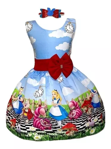 Vestido Infantil Temático Moana Baby Luxo - Pequenos Encantos Baby