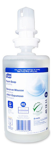 Jab Espuma Suave Para Manos Tork Premium, 6pz 1000mlc/u.