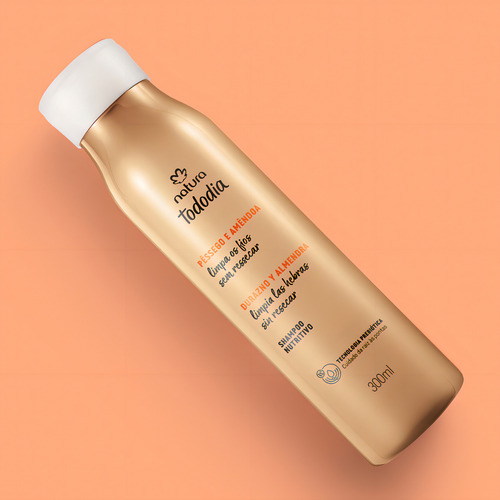 Shampoo Nutritivo Tododia Durazno y Almendra 300 Ml Natura